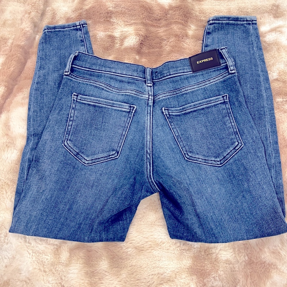 5 button  Blue Jeans by Express - Picture 4 of 7